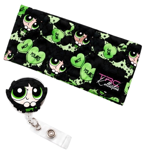 Buttercup Not Yours – Care Band + Matching Badge Reel Set