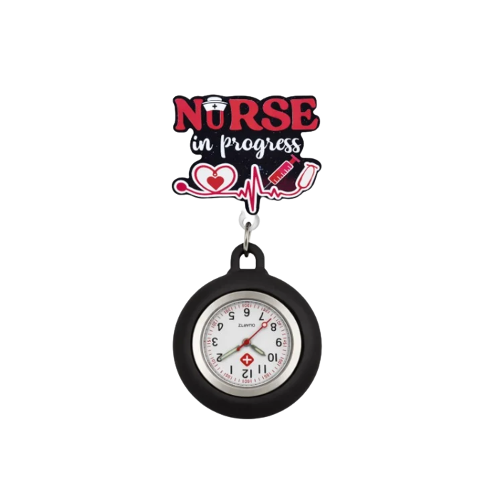 Nurse In Progress Badge Reel Watch