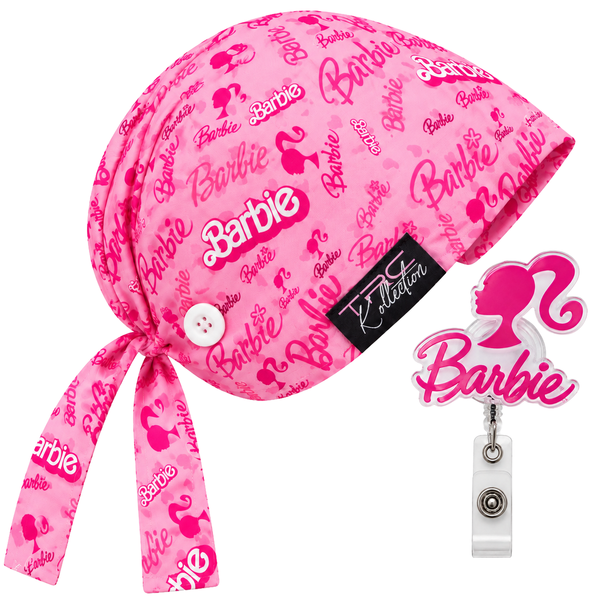 Barbie on Duty Care Cap + Badge Reel Set